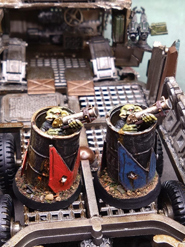 In 40k when paying for units on lists, I wasn't sure whether during list building if you pay by the model. Meaning if I field a 12 man unit do I have to pay for a 12, 15 or 20 man unit? If making extra minis in this way doesn't actually help in-game, I might use these as markers to say is the Trukk full or empty?