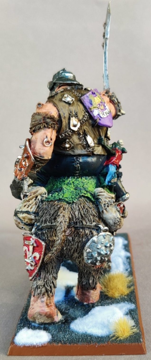 Mournfang cavalry captain