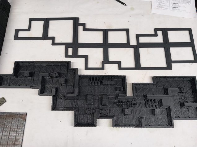 All the board sections are covered such as the vent shafts. I just need to glue these on. 