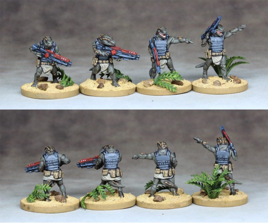 15mm Aquan Command - Khurasan Miniatures