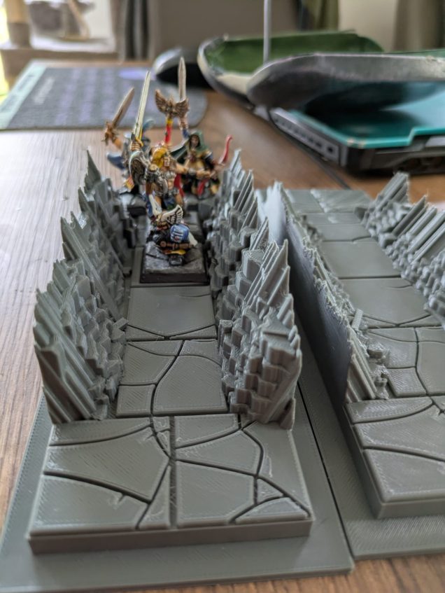 Of all the board sections I've done this is the one I have the most doubts about - I'll paint it up and see how it looks before deciding whether or not it's worked!