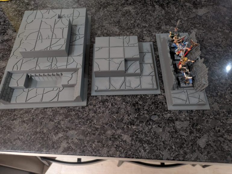 DESIGNING AND PRINTING THE LAIR OF THE ORC LORD EXPANSION BOARD SECTIONS