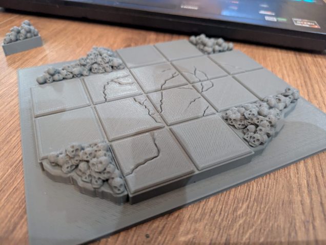 I was also a bit worried about how well the skulls would actually print on a filament based printer, but it seems to be ok. I'll paint them up and see how that goes before looking at the need for amends