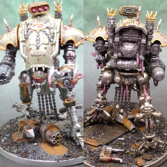 The big claw hand on the second variant is really fun. I could definitely go more Nurgley on this one, but was rushing it as part of a 100 mini pledge with a deadline.