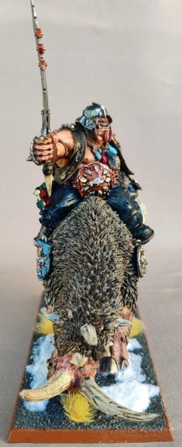 Mournfang cavalry captain