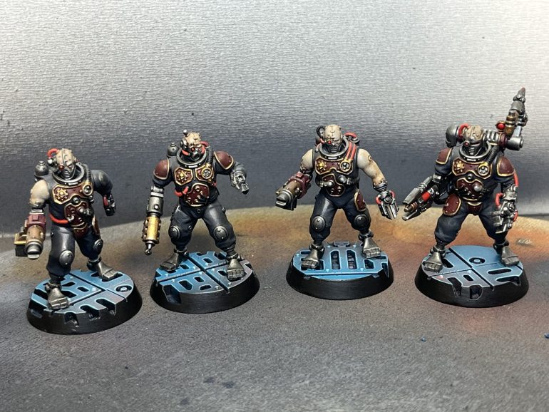 Highlights were pretty much just some targeted areas using the original base colours.  Keeping it super simple.