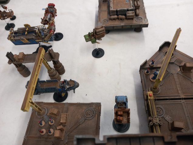 More civilian traffic enters the area as our lone docker with his borrowed fuel heads to the company dock