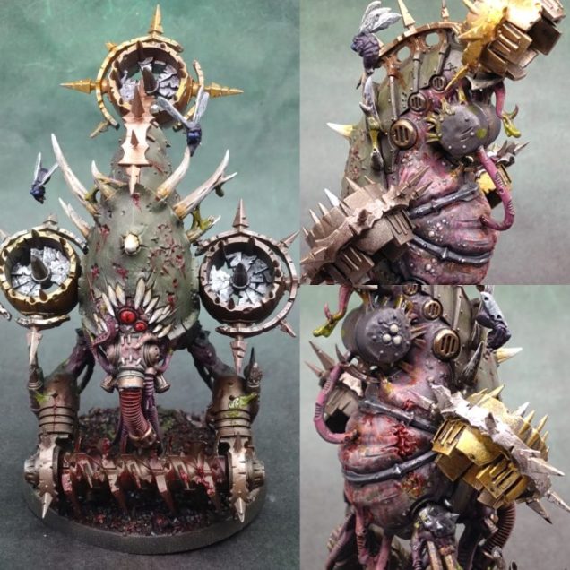 The mower completes the set of three bloat drones I have. The last variant came from a friend for free.