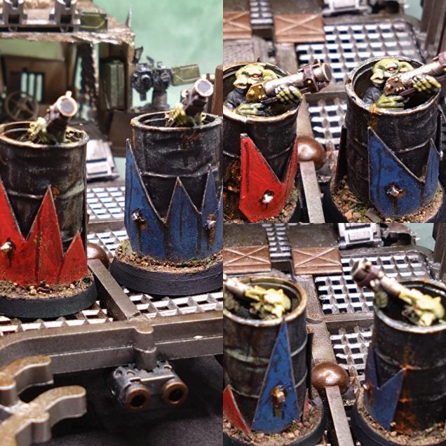 Typical butterfly hobbyist Doug. What do I paint first from my brand new bargain half box army?... Two kitbashed half Gretchen in barrels. Lol.