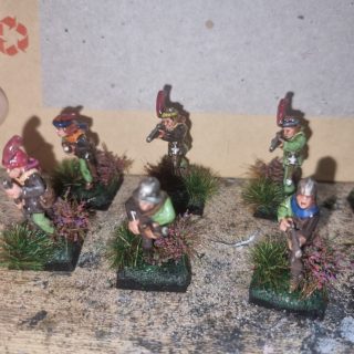 Arbusiers are ready for some blasting.