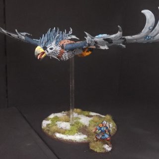 Bringing in one frosty falcon