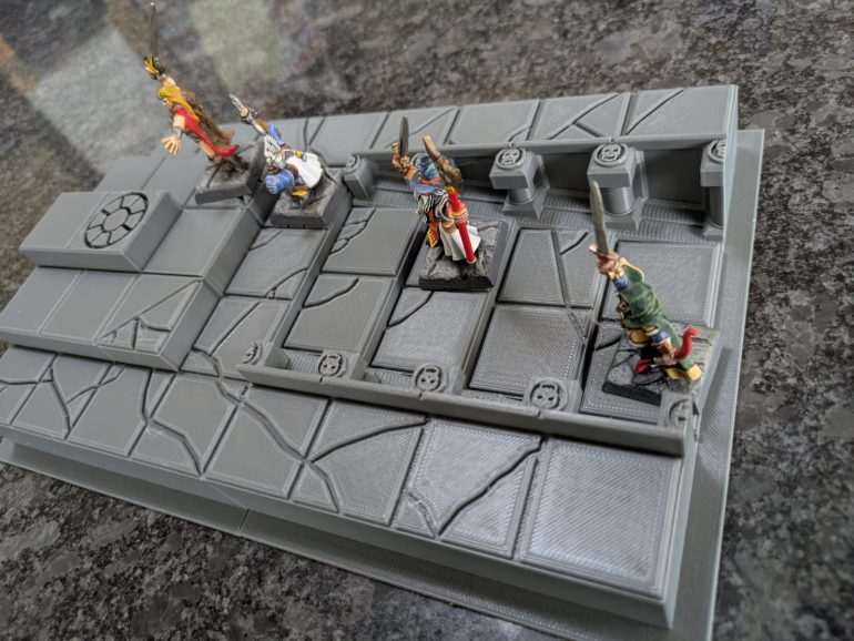 DESIGNING AND PRINTING CATACOMBS OF TERROR EXPANSION BOARD SECTIONS