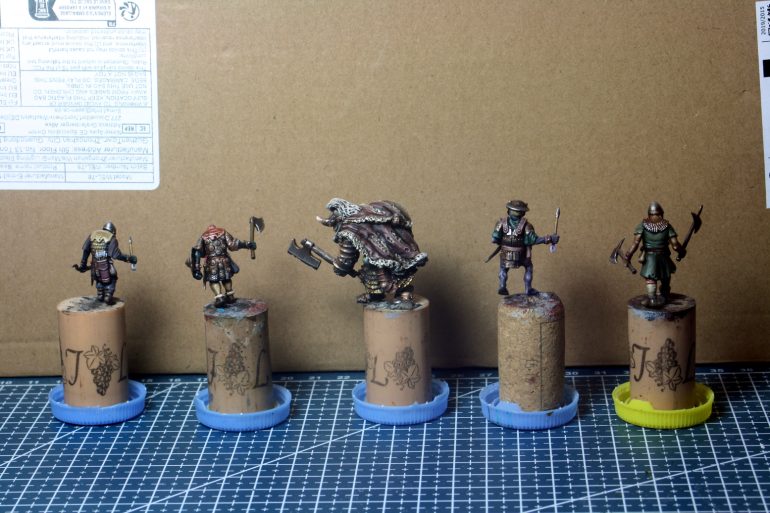 Painting The Fisrt Batch Of Miniatures