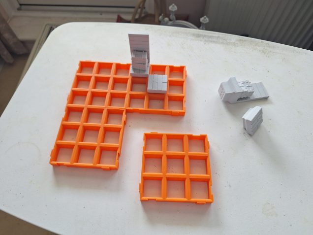 So how does this terrain system work? Aparently it starts with a base of grids made up of 35mm by 35mm squares. I then plug in all the different blocks as if I am playing Mine craft until I have created the terrain I want.