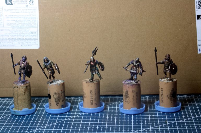 Painting The Fisrt Batch Of Miniatures