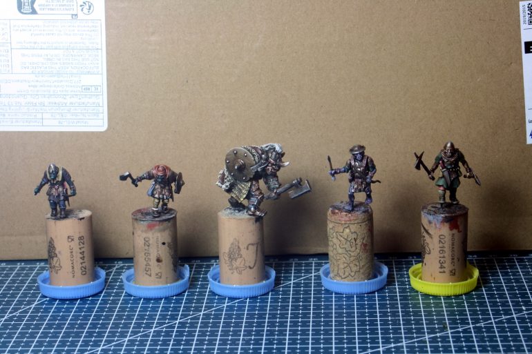 Painting The Fisrt Batch Of Miniatures
