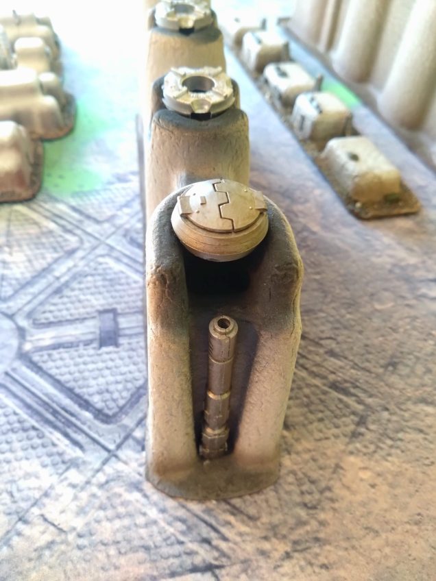 Thanking my friend Andy for sharing his bits box 40k bits that have given interesting improvements and details to my terrain.