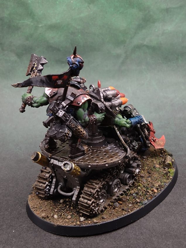For the skin I used a base of Death Corp Drap, then a Warboss Green, then a highlight of Ogryn Camo. The lips are any flesh colour to hand mixed with Ogryn Camo. I may come back and give the skin another highlight, but happy for now.