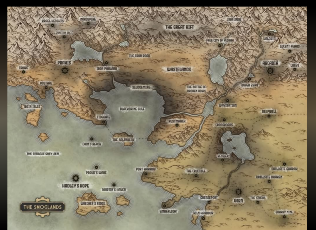 First look at the Smoglands world map has been really cool.