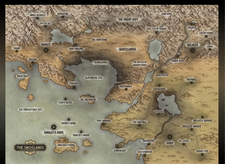 First look at the Smoglands world map has been really cool.