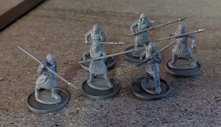 Some sharp, pointy sticks