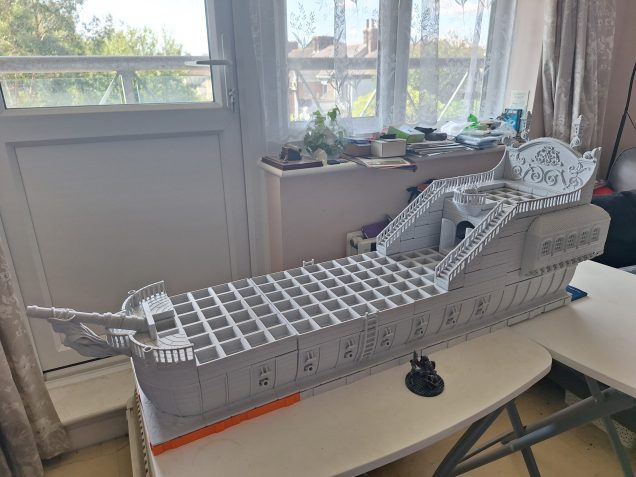 Finally the scale of this project starts to sink in as I remember that this is only 1 of 2 ships for the show.
