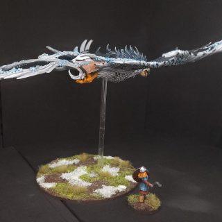 Bringing in one frosty falcon