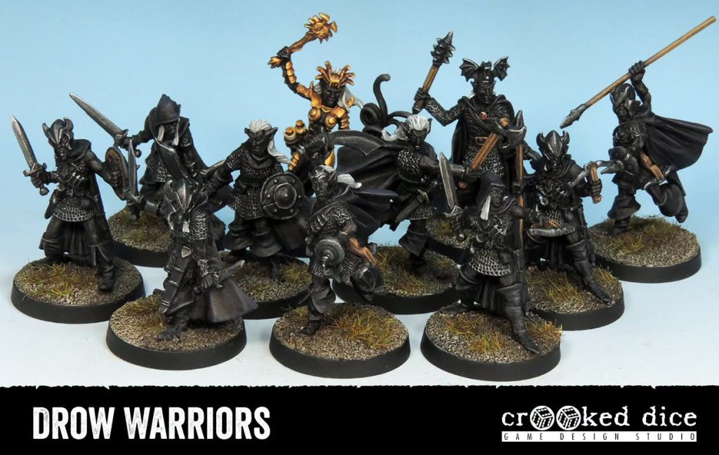 Drow Warriors - Crooked Dice