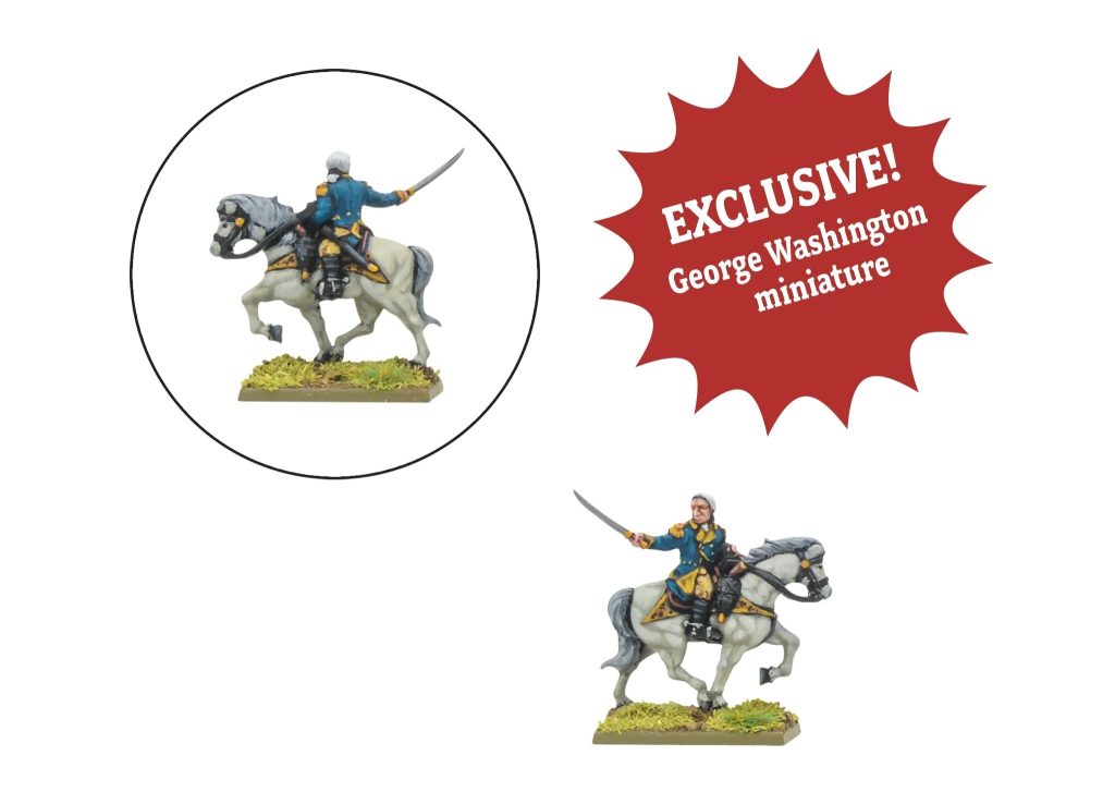 Exclusive George Washington Miniature - Warlord Games