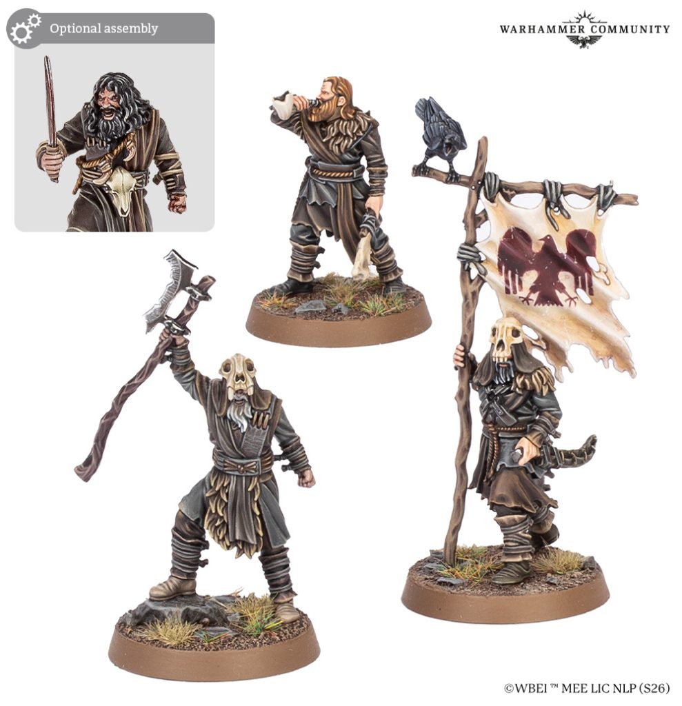 Hill Tribesmen Commanders - Middle-earth Strategy Battle Game