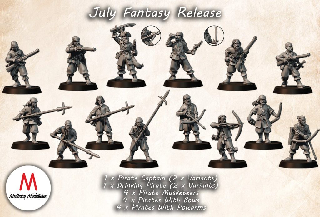 Pirates - Medbury Miniatures