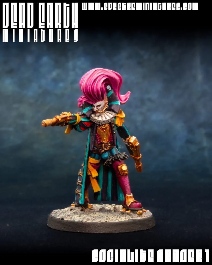 Socialite Ganger 1 - Dead Earth Miniatures