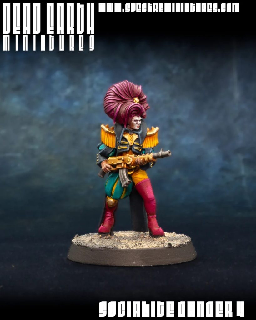 Socialite Ganger 4 - Dead Earth Miniatures