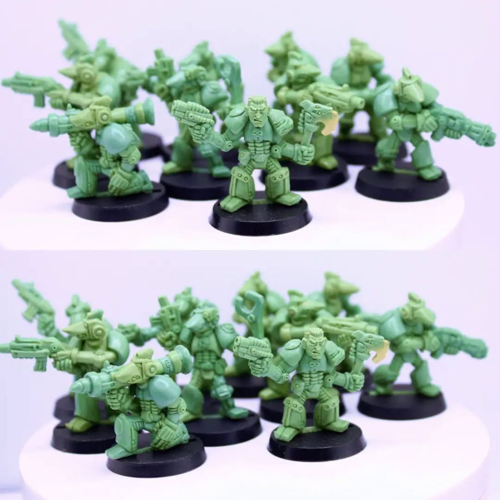 Space Shark Squad - BeQuest Miniatures