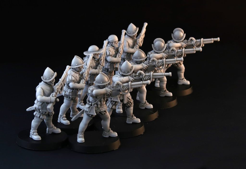 Spanish Handgunners Firing Line - Brother Vinni