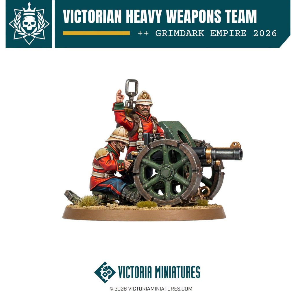 Victorian Heavy Weapons Team - Victoria Miniatures