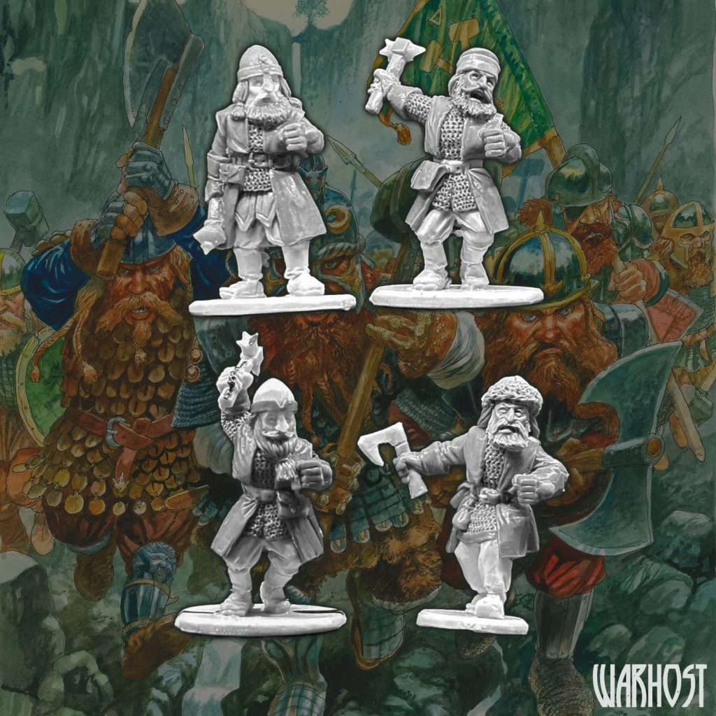 Warriors with Hand Weapons and Shields - Warhost
