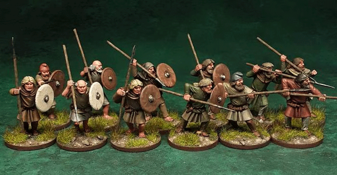 Wessex Levy Spearmen - Ragnarok Miniatures