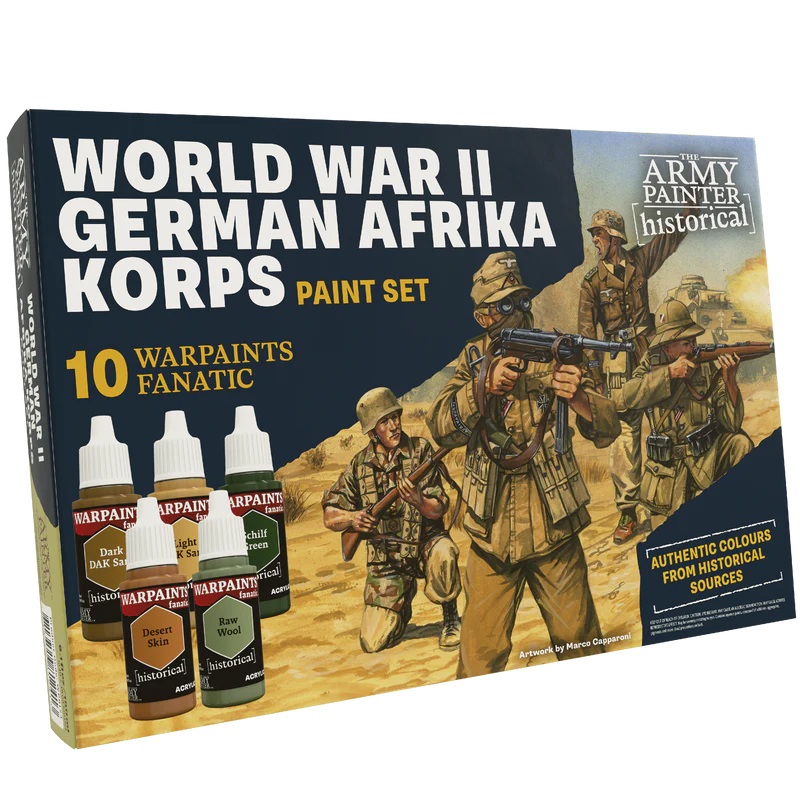 World War II German Afrika Korps Paint Set - The Army Painter