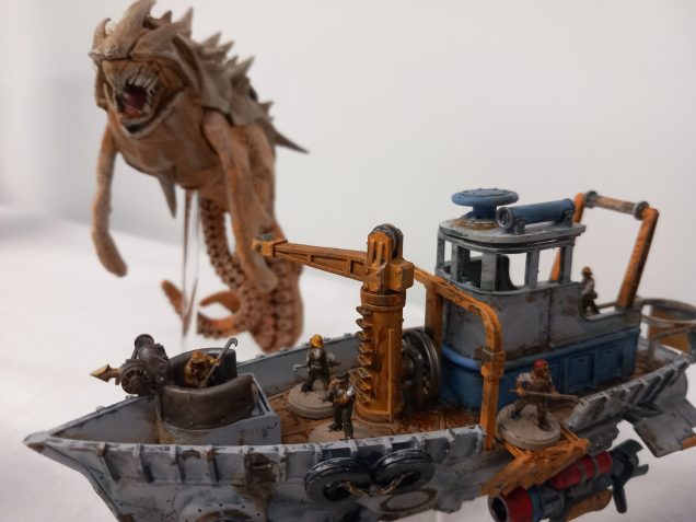 Dinner time for the Royal kraken. They need a bigger boat