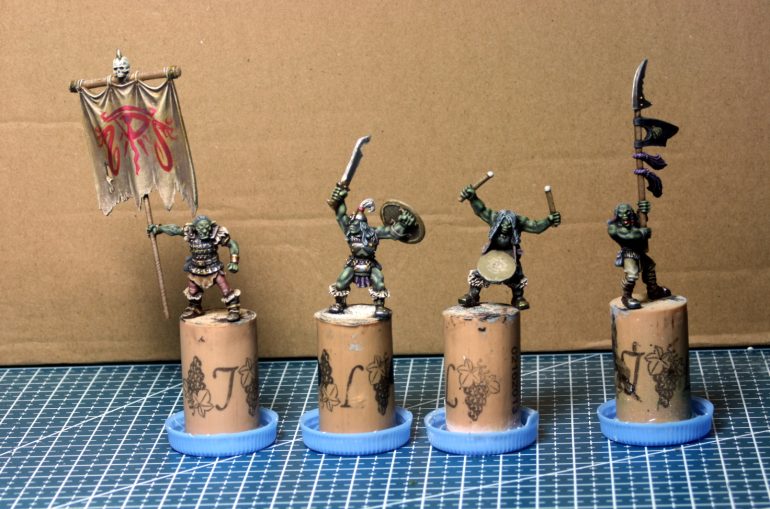 Last of the minitures are now painted up.