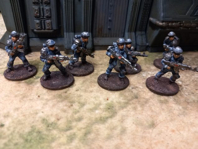 Wargames Atlantic cannon fodder with a few bits box add ons