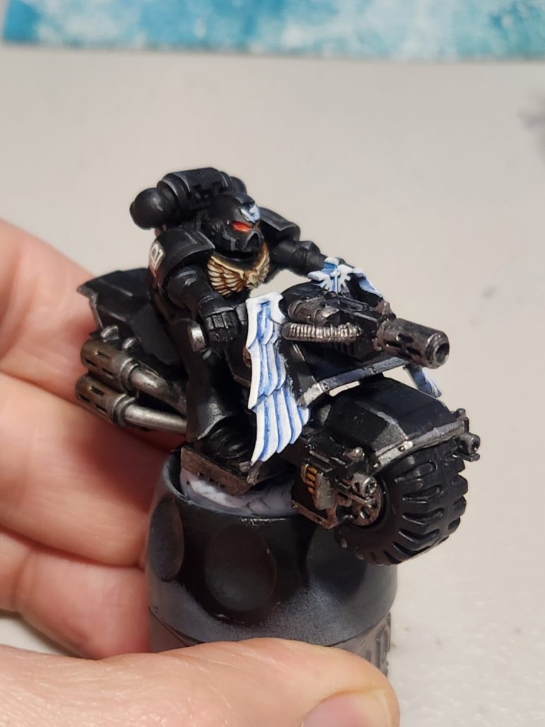 Ravenwing Biker with Meltagun 