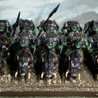 Abyssal Dwarfs: Orc Slave Gore Riders