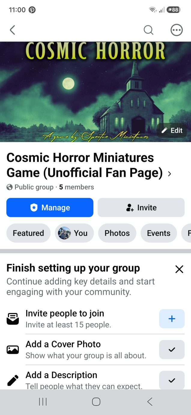 I have just created an unofficial fan page for this game. If any of you are interested I would love for you to come over and join and support me.