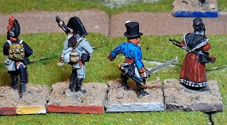 The actual Silver Bayonet Units , Spanish and French