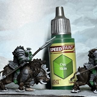 Abyssal Dwarfs: Orc Slave Gore Riders