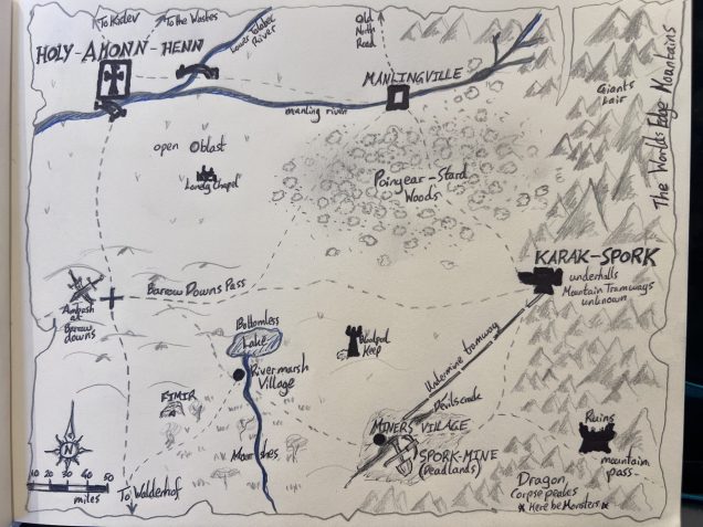 The main campaign map