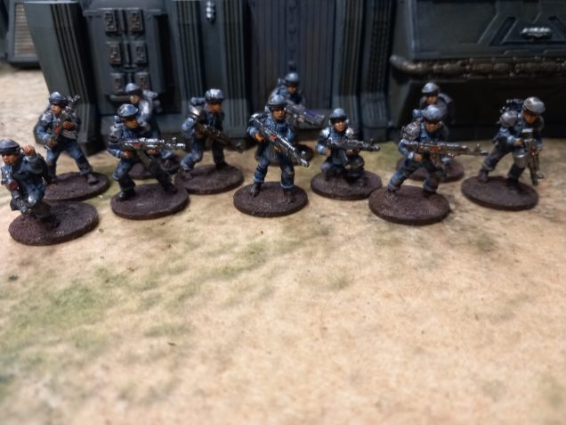 Another enemy unit to go up against. This time some unity grunts who are basic government troops.