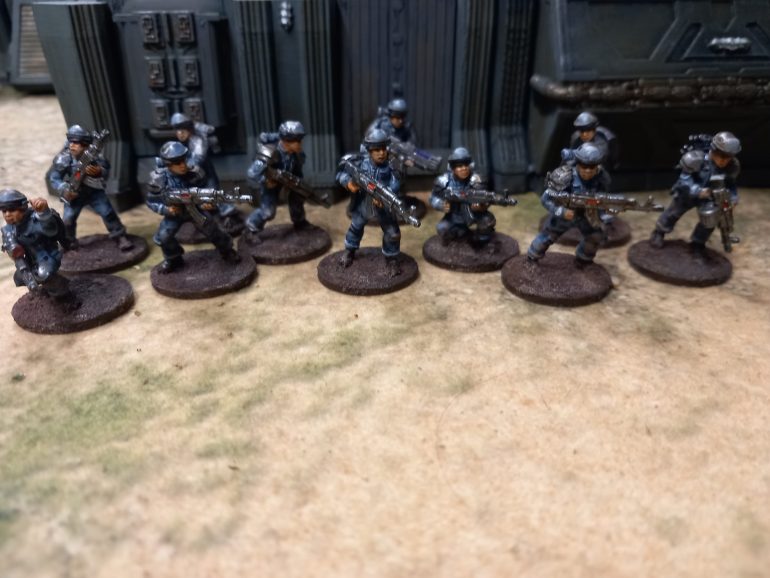 Another enemy unit to go up against. This time some unity grunts who are basic government troops.